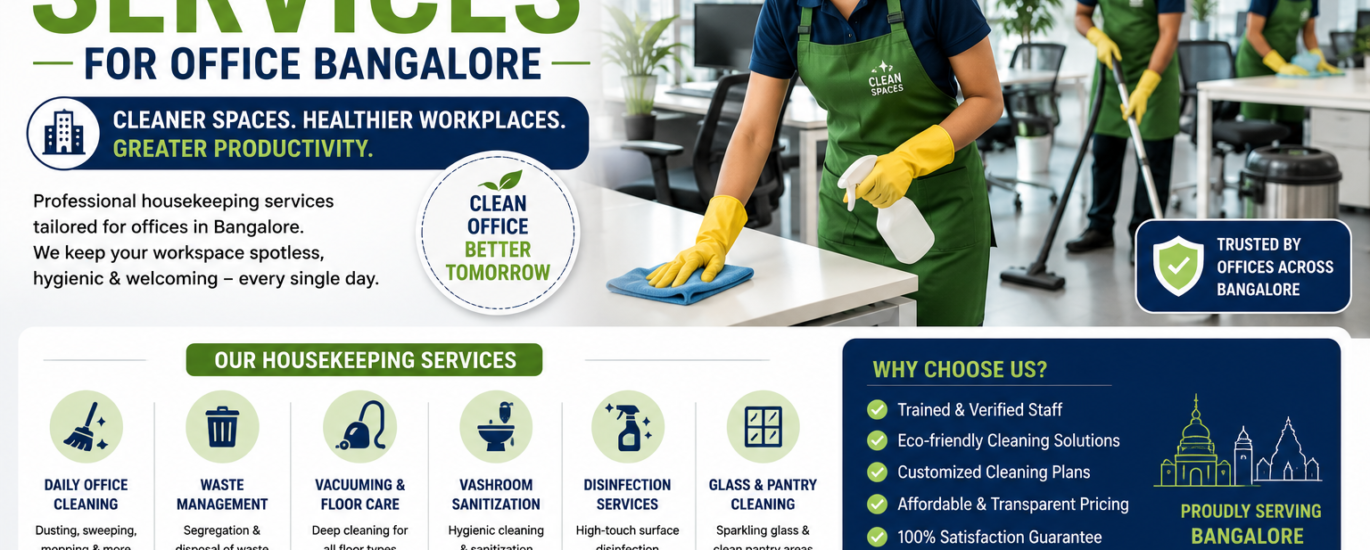 Housekeeping Services for Office Bangalore