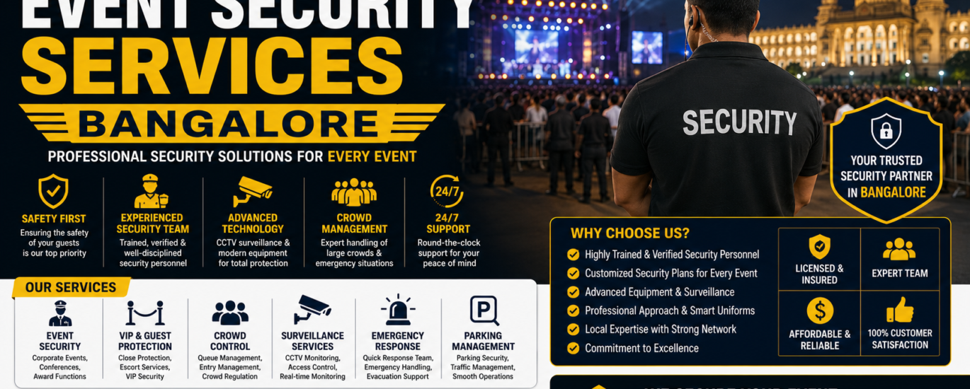 Event Security Services Bangalore